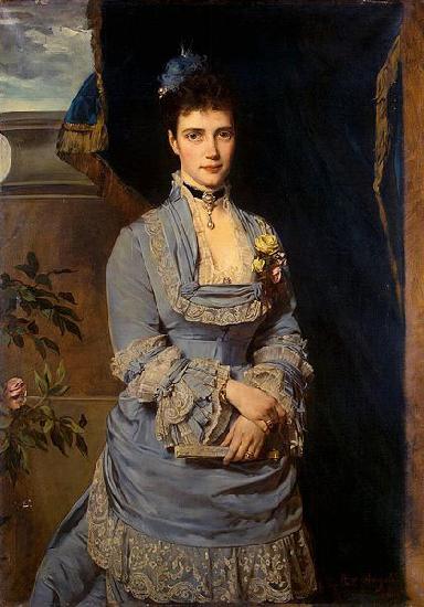 Heinrich von Angeli Portrait of Grand Duchess Maria Fiodorovna